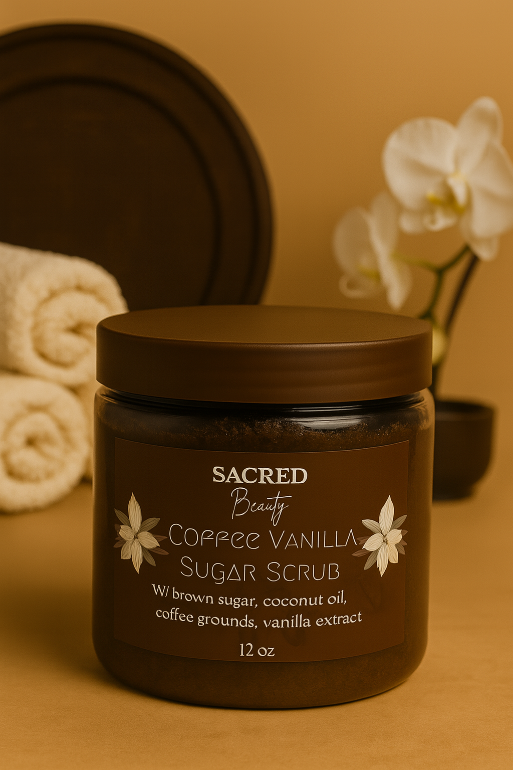 SACRED Beauty Coffee Vanilla Sugar Scrub