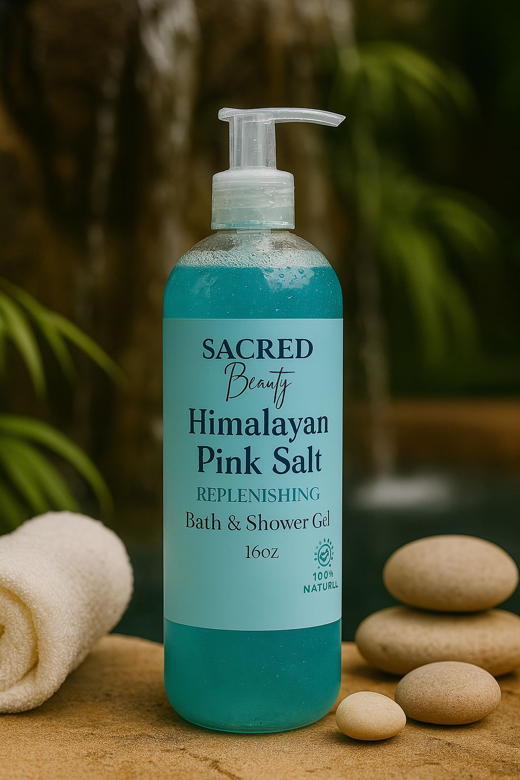 SACRED Beauty Himalayan Pink Salt Shower Gel